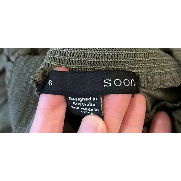 Soon Maternity Nala Relaxed Pants - /Green - Picture 10 of 11